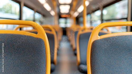 Empty bus seats, city commute, public transport
