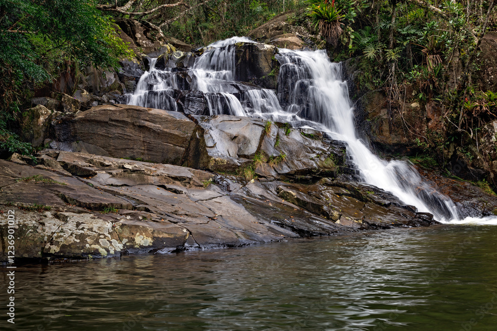 Naklejka premium Cachoeira da Carambina, Florianopolis