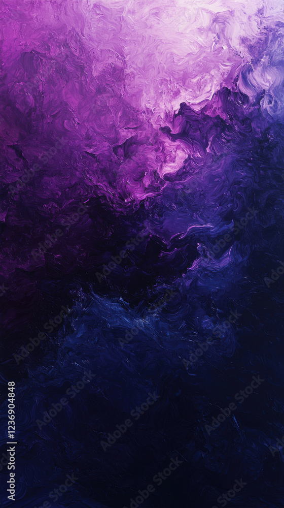 Surreal abstract clouds blending deep blue and purple tones Surreal abstract clouds blending deep blue and purple tones