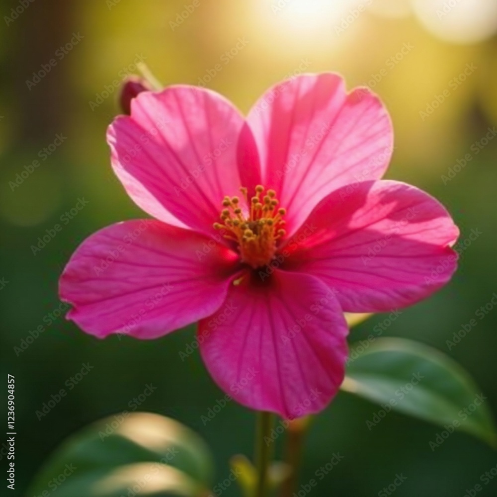 Stunning pink tabebuia rosea petals unfurl in warm sunlight, unfurl, nature, sunlight Stunning pink tabebuia rosea petals unfurl in warm sunlight, unfurl, nature, sunlight