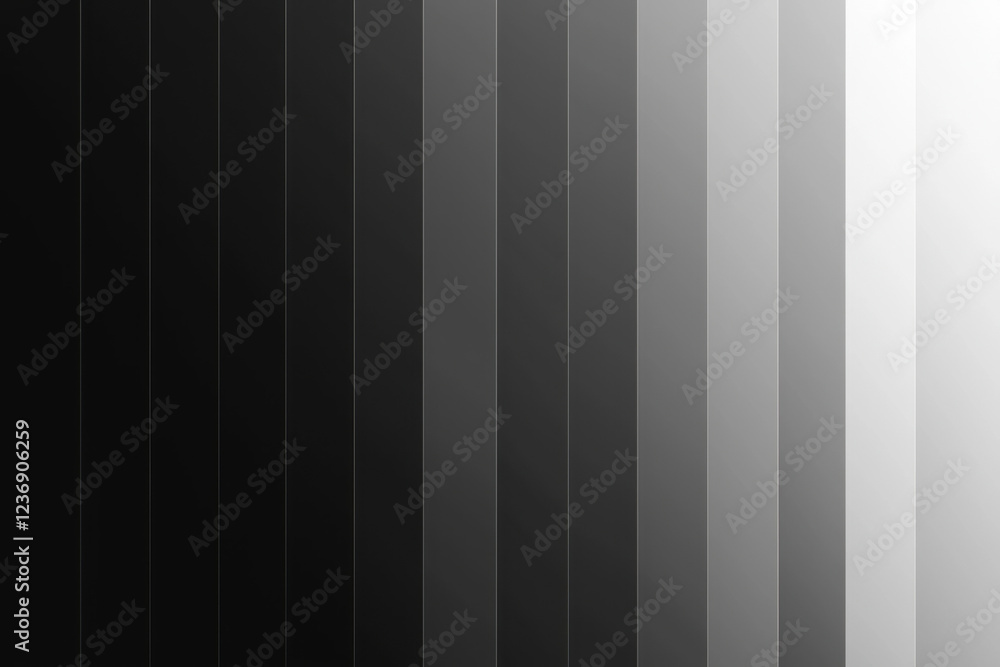 Monochrome vertical gradient transitioning from deep black to bright white Monochrome vertical gradient transitioning from deep black to bright white