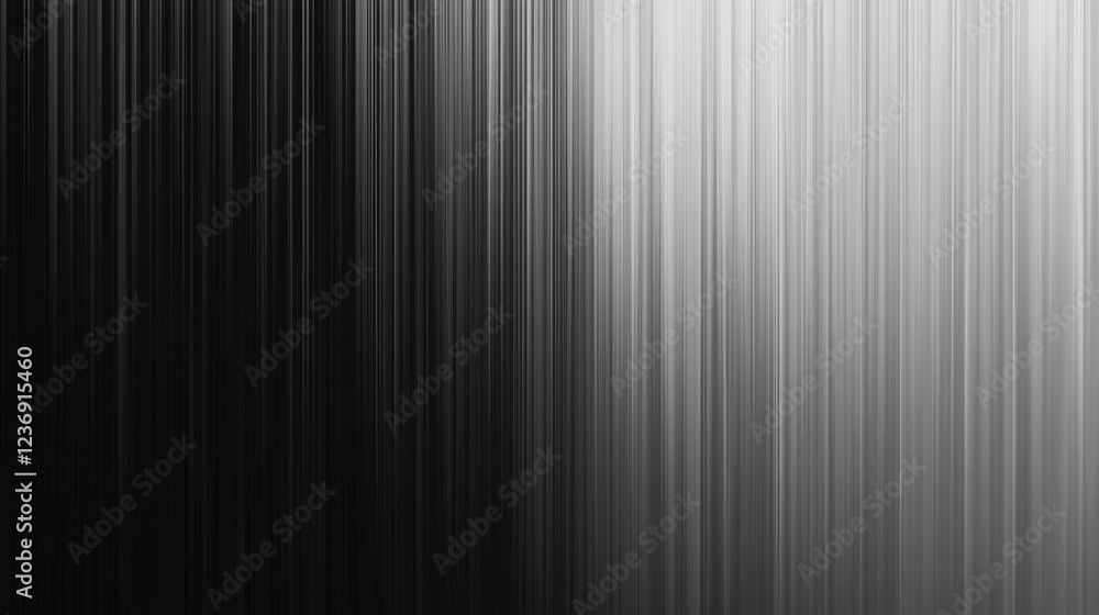 Obraz premium Abstract black and white vertical motion blur creating a sleek modern effect