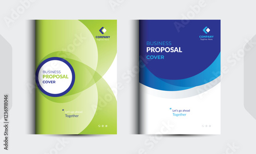 Wallpaper Mural Corporate Business Proposal Catalog Cover Design Template Torontodigital.ca