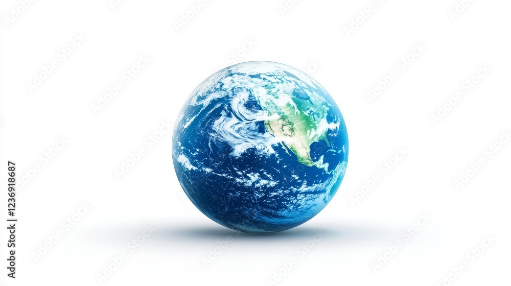 Our Blue Planet Earth - A detailed image of planet Earth, showcasing continents, oceans, and atmospheric features. Ideal for environmental, geographical, or global themes. Our Blue Planet Earth - A detailed image of planet Earth, showcasing continents, oceans, and atmospheric features. Ideal for environmental, geographical, or global themes.