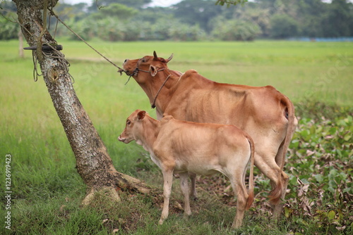 cow and calf