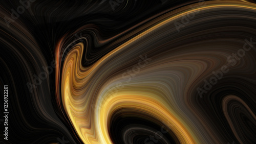 Abstract black and gold wave luxury background. Premium abstract wallpaper and background.