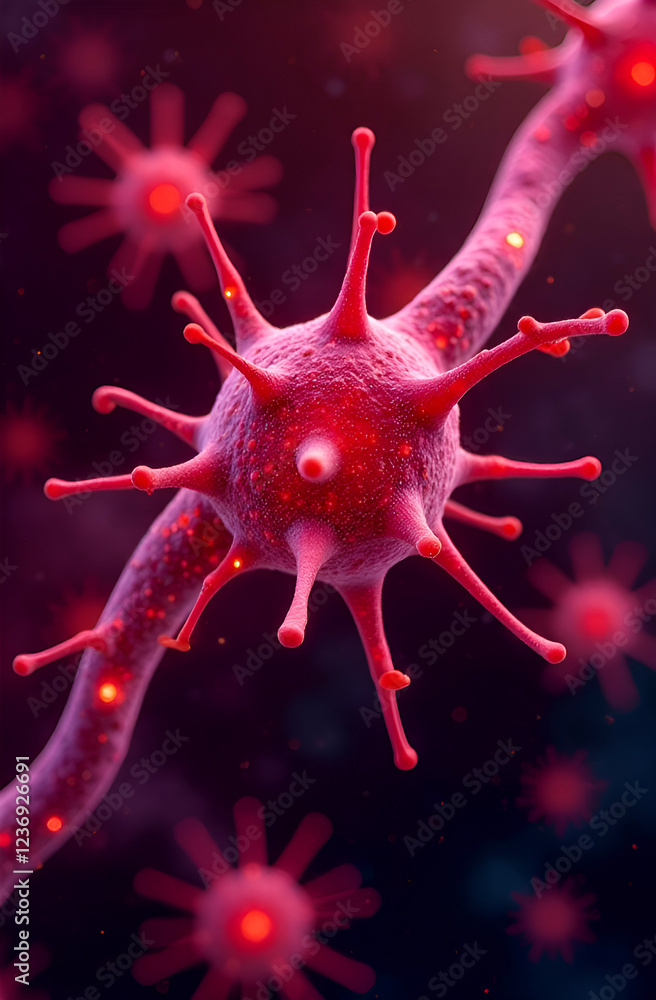 nerve cells or neural networks with cell activity between each other nerve cells or neural networks with cell activity between each other