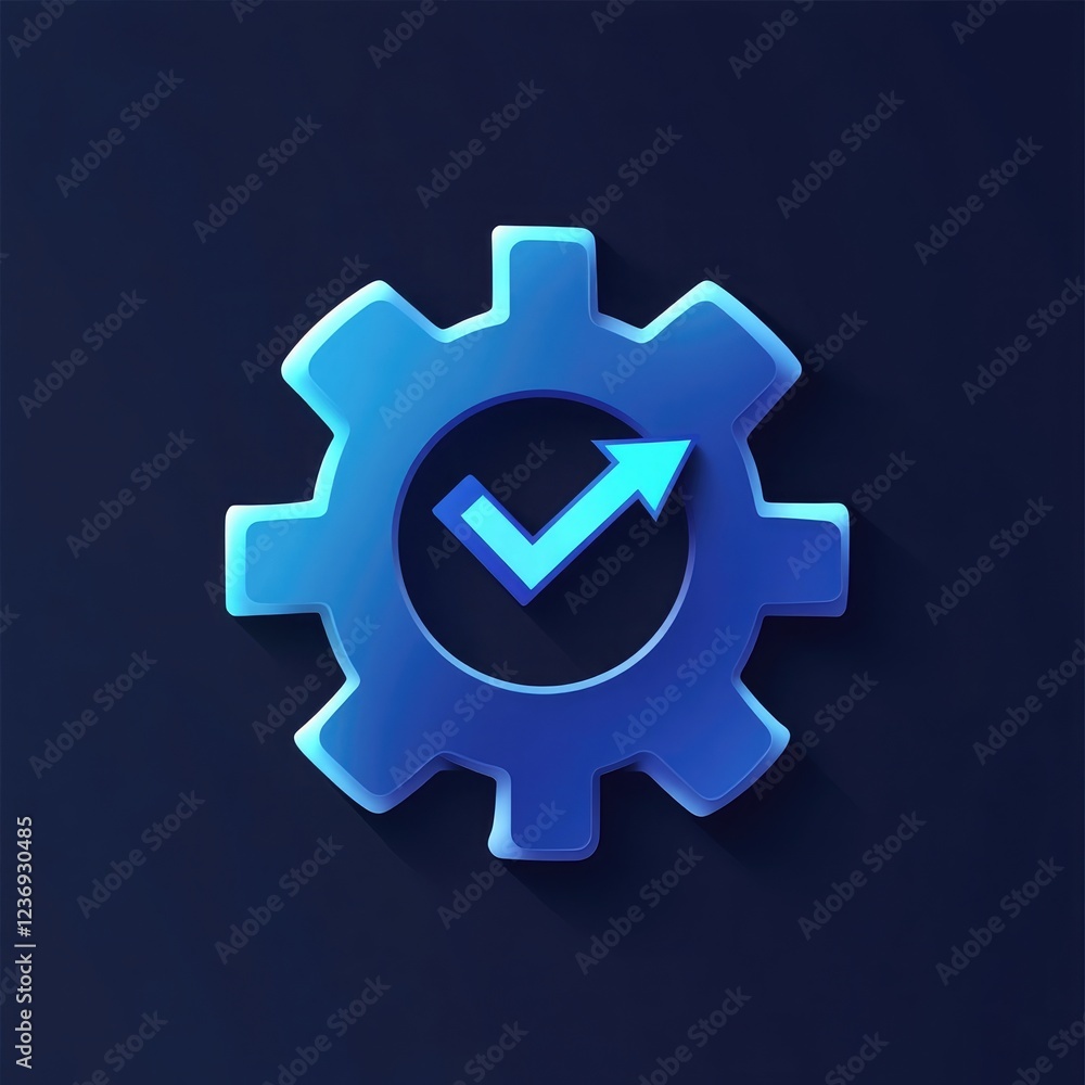 An icon of an anthropomorphic gear with two arrows in the center, representing code development or coding from left to right An icon of an anthropomorphic gear with two arrows in the center, representing code development or coding from left to right