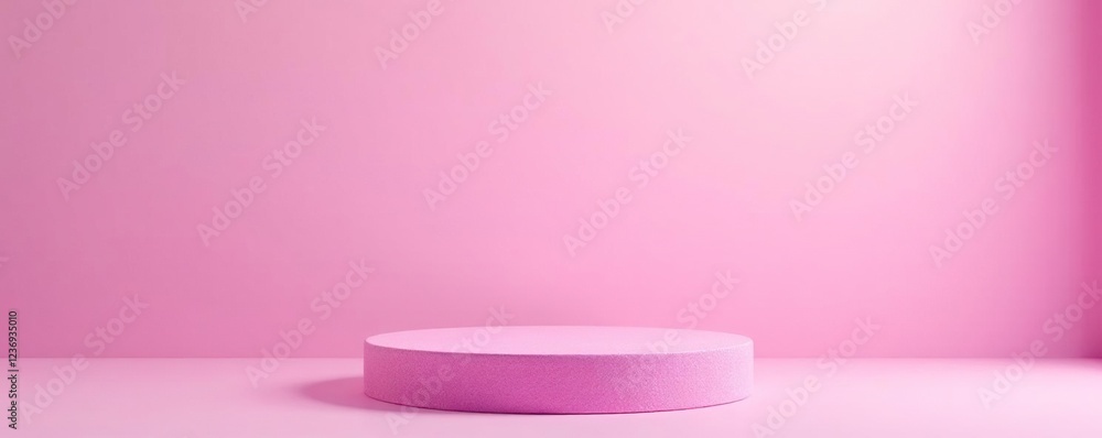 Pastel-colored background with a glittering pink podium as the centerpiece, stage accessory, Pastel-colored background with a glittering pink podium as the centerpiece, stage accessory,