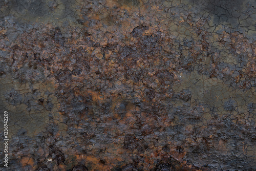 Weathered Metal Surface in Southend on Sea