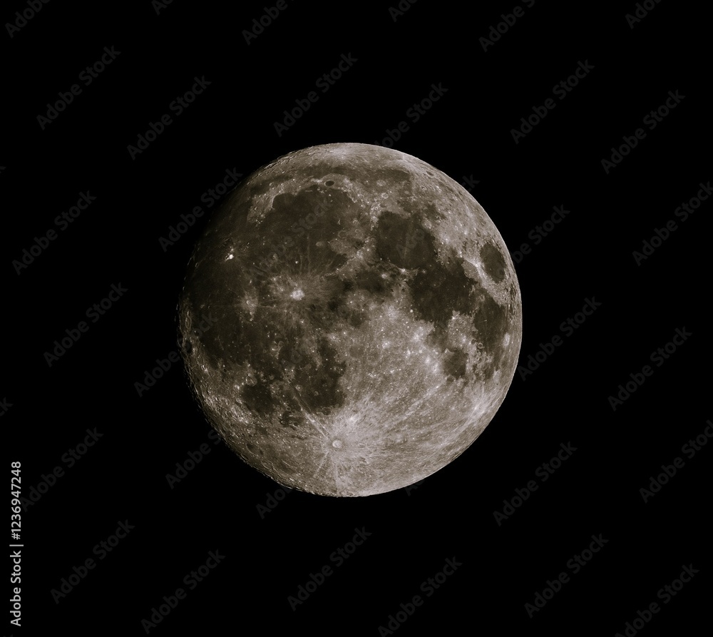 Naklejka premium Luna