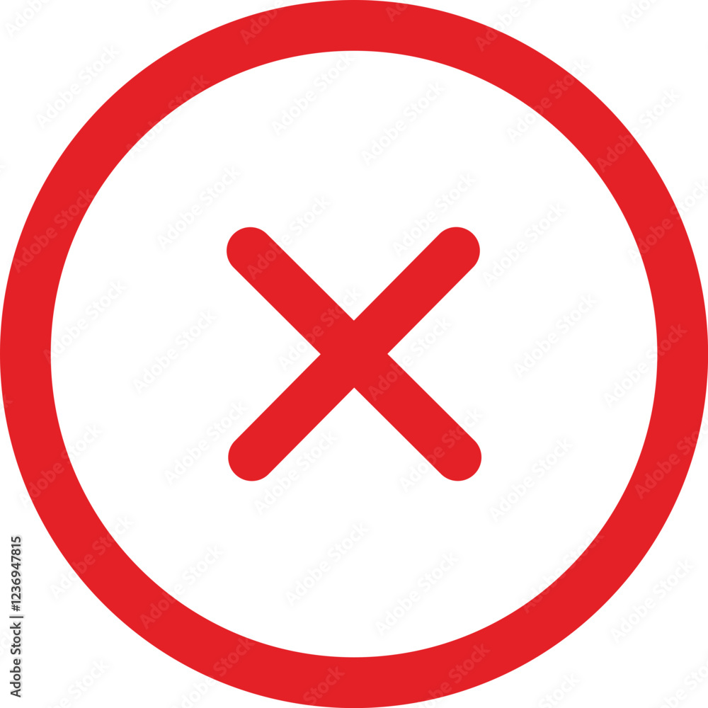 Obraz premium error icon | wrong icon