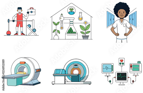 Shiny Gold Capsules: Medicine Bundle Premium Collection Icons