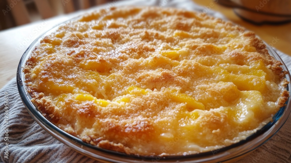 Whip up a peach cobbler that's a breeze to make. Whip up a peach cobbler that's a breeze to make.