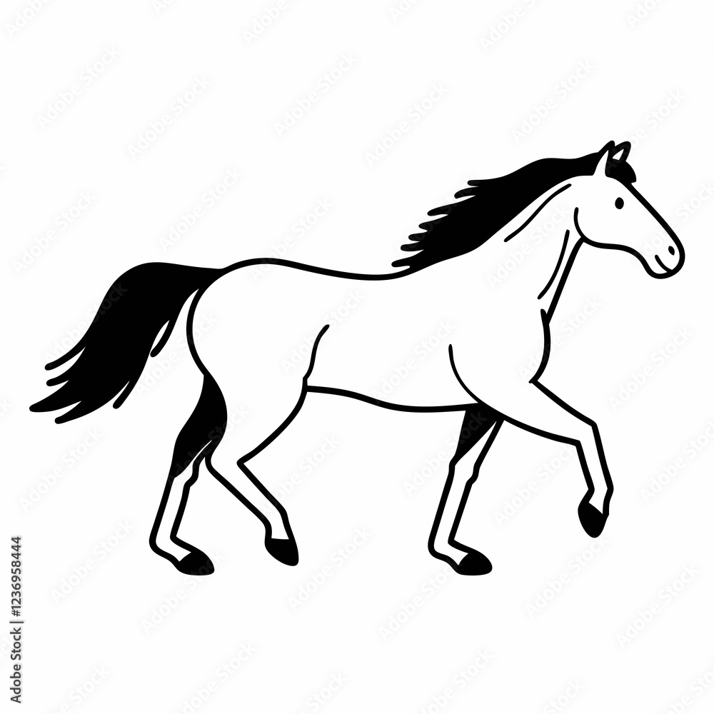 horse illustration horse illustration