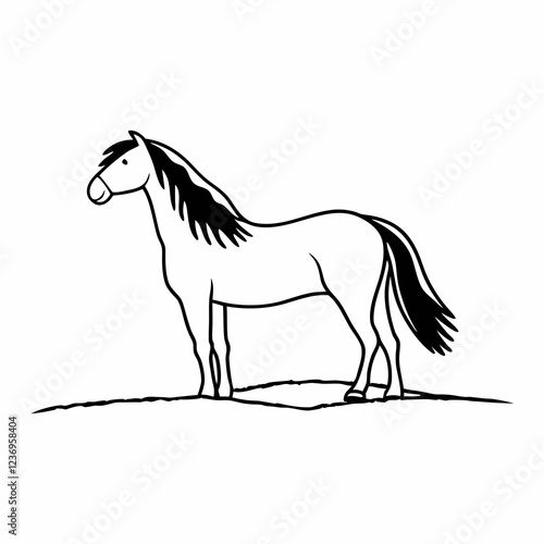 horse illustration