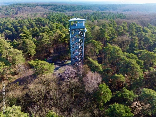 Obraz na płótnie Feuerwachturm Haardt w salonie