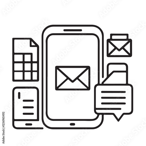 Mobile App for Email Document Management and Messaging