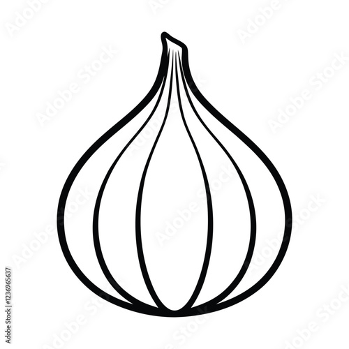 onion isolated on white background