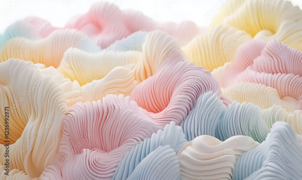 Pastel swirls abstract background, design element