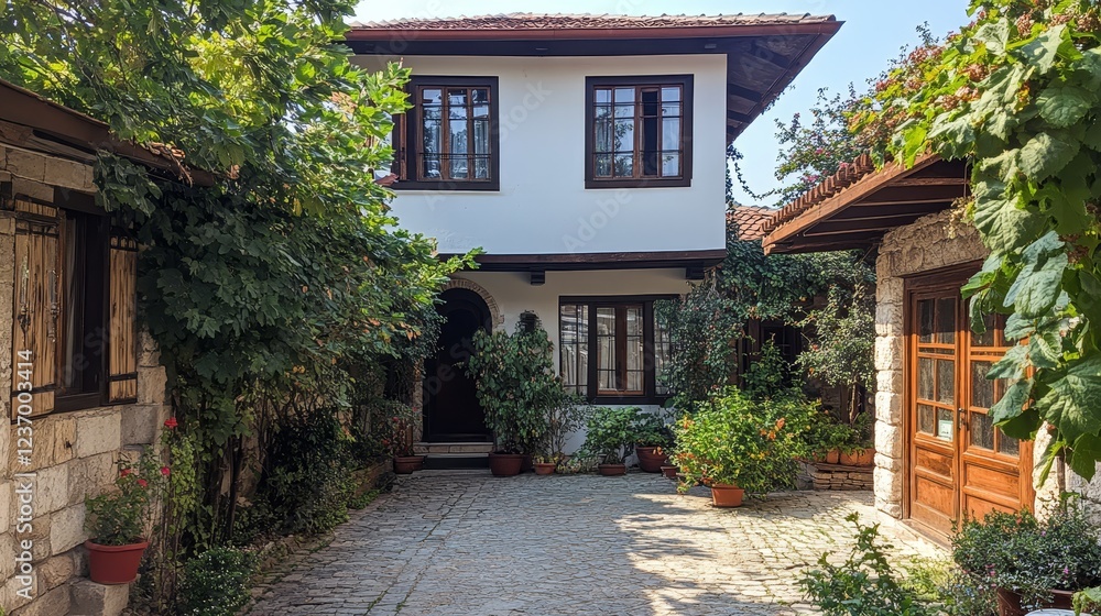 Explore the charming streets and historic homes of Odemis Bademli village. Explore the charming streets and historic homes of Odemis Bademli village.