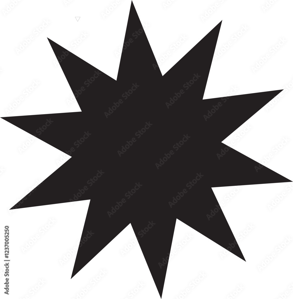 Obraz premium Black star