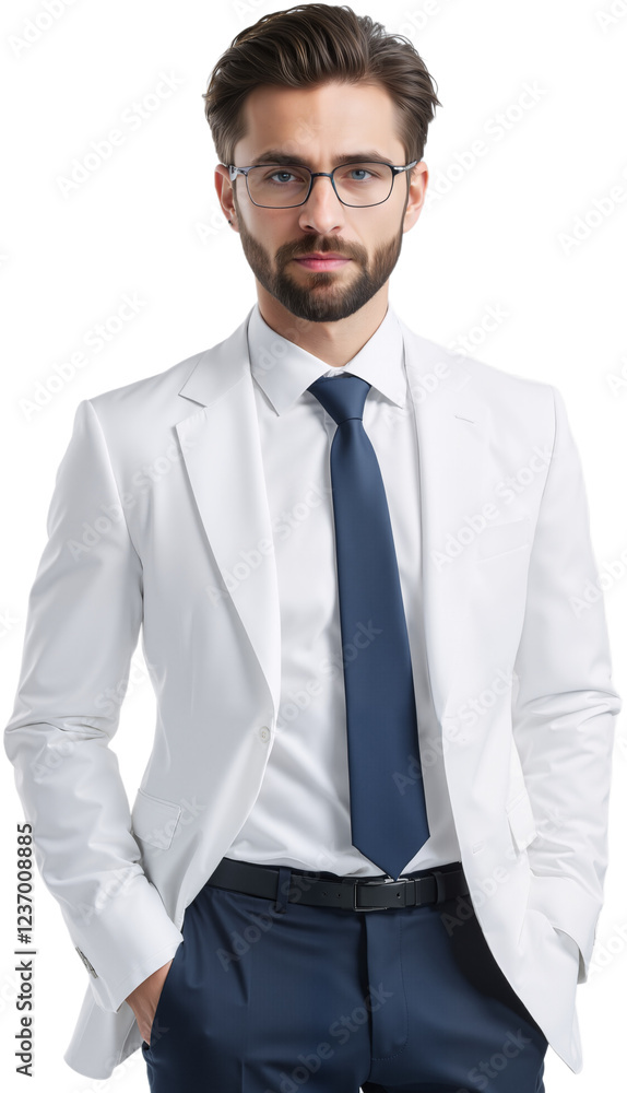 Confident Young Entrepreneur on Transparent Background, PNG format Confident Young Entrepreneur on Transparent Background, PNG format