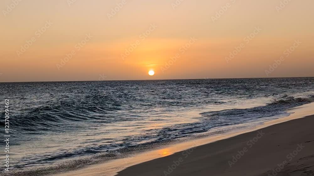 Sunset in Boa Vista Sunset, Cape Verde, Africa Sunset in Boa Vista Sunset, Cape Verde, Africa