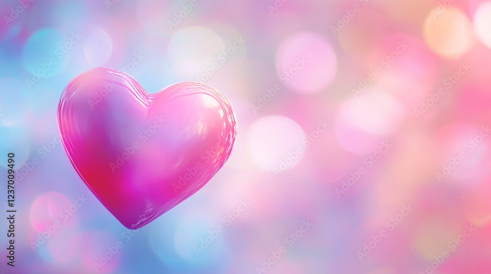 abstract background heart pink bokeh out of focus blurry 3d render illustration abstract background heart pink bokeh out of focus blurry 3d render illustration