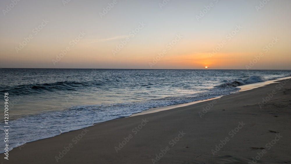 Sunset in Boa Vista Sunset, Cape Verde, Africa Sunset in Boa Vista Sunset, Cape Verde, Africa