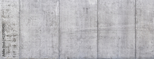 Panel kuchenny z motywem Industrial Concrete Wall Texture: A close-up of a textured concrete wall with vertical lines, creating a modern and minimalist backdrop with a raw and industrial feel.  