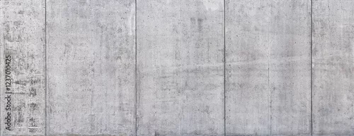 Panel kuchenny z motywem Industrial Concrete Wall Texture: A close-up of a textured concrete wall with vertical lines, creating a modern and minimalist backdrop with a raw and industrial feel.  