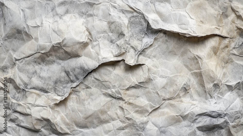 Fototapeta premium Texture of crumpled grange ancient paper background