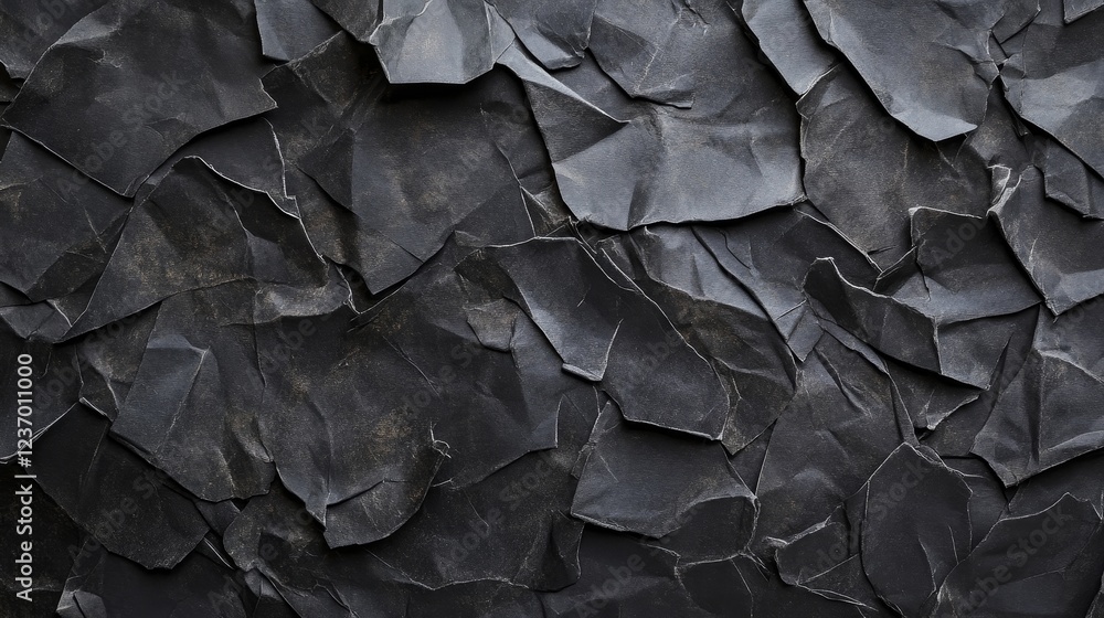 Fototapeta premium Texture of crumpled grange ancient paper background