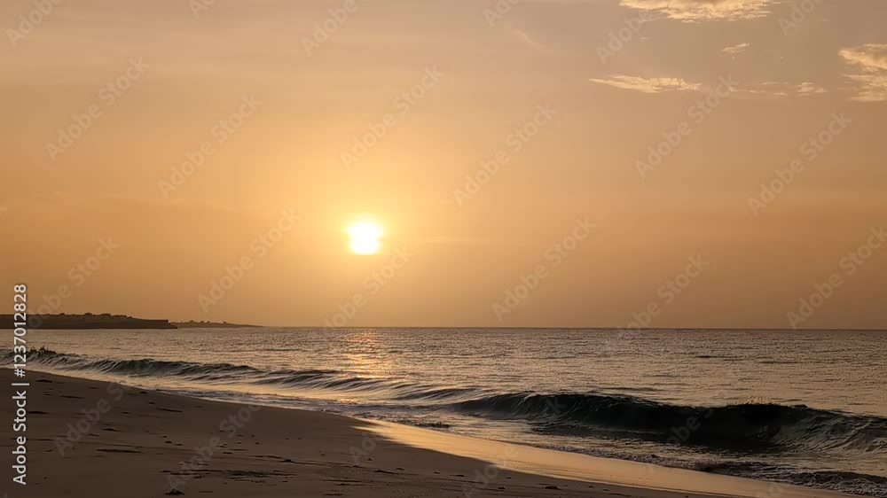 A sunrise in Boa Vista, Cape Verde, Africa (Cabo Verde) A sunrise in Boa Vista, Cape Verde, Africa (Cabo Verde)