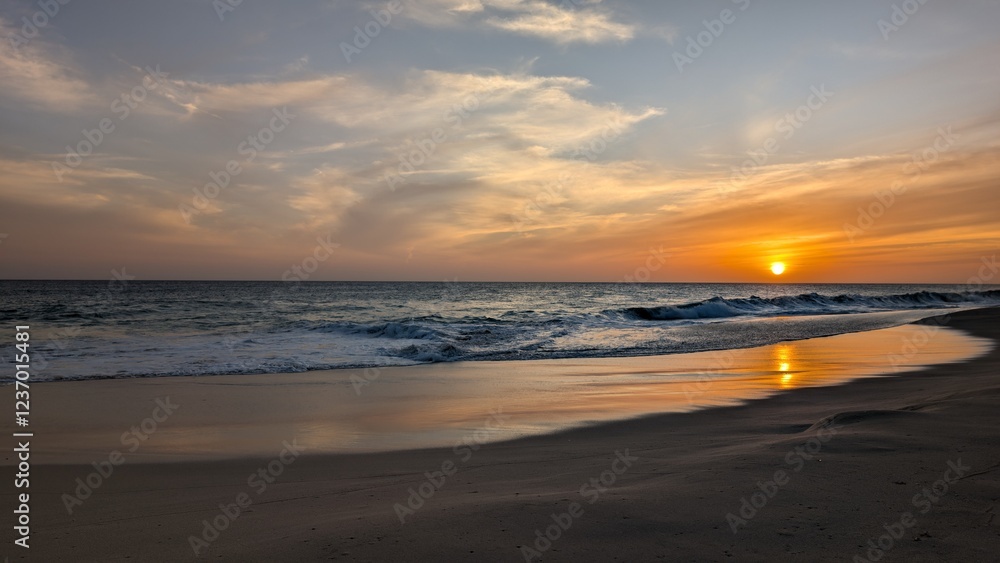 Sunset in Boa Vista Sunset, Cape Verde, Africa Sunset in Boa Vista Sunset, Cape Verde, Africa