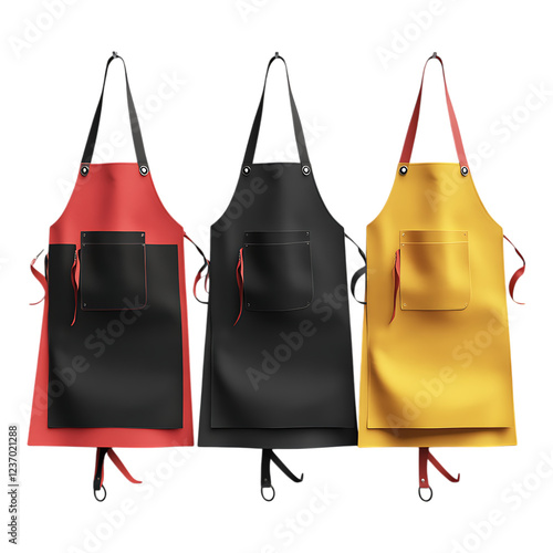 PNG Cooking Apron Isolated Against a Transparent Background for Culinary Use, Food Preparation, or Kitchen Design photo