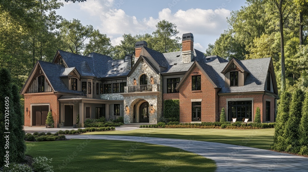 Real estate ideas shown with drawings and photographs. Real estate ideas shown with drawings and photographs.