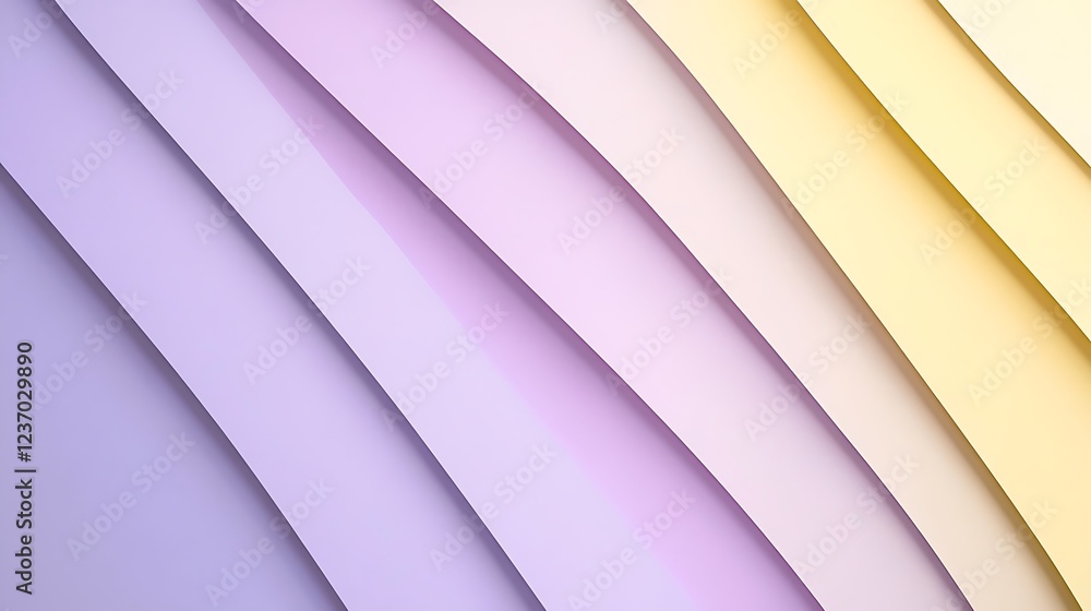 Fototapeta premium Abstract Gradient Diagonal Lines Pastel Hues