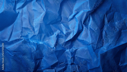 blue background or paper layout textured wrinkled crumpled grunge for product or website layouts fashionable sapphire blue backdrop layout