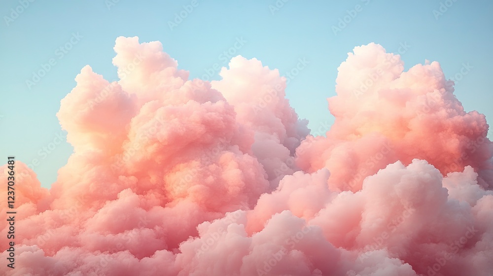 Pink and White Clouds Fill the Sky Pink and White Clouds Fill the Sky