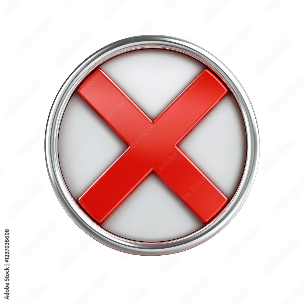 Obraz premium 3d red cross