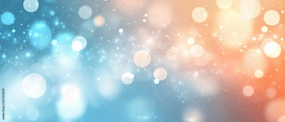 Abstract Blue and Orange Bokeh Background Lights Abstract Blue and Orange Bokeh Background Lights