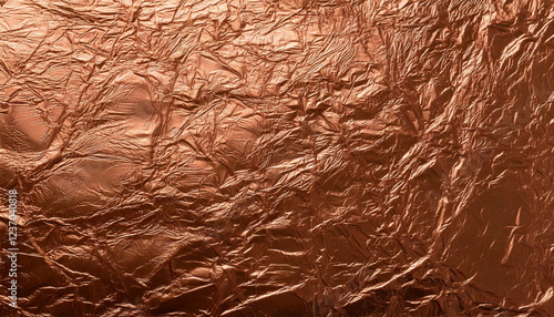 Beautiful Bronze Foil Texture. Metallic Background. Wallpaper.