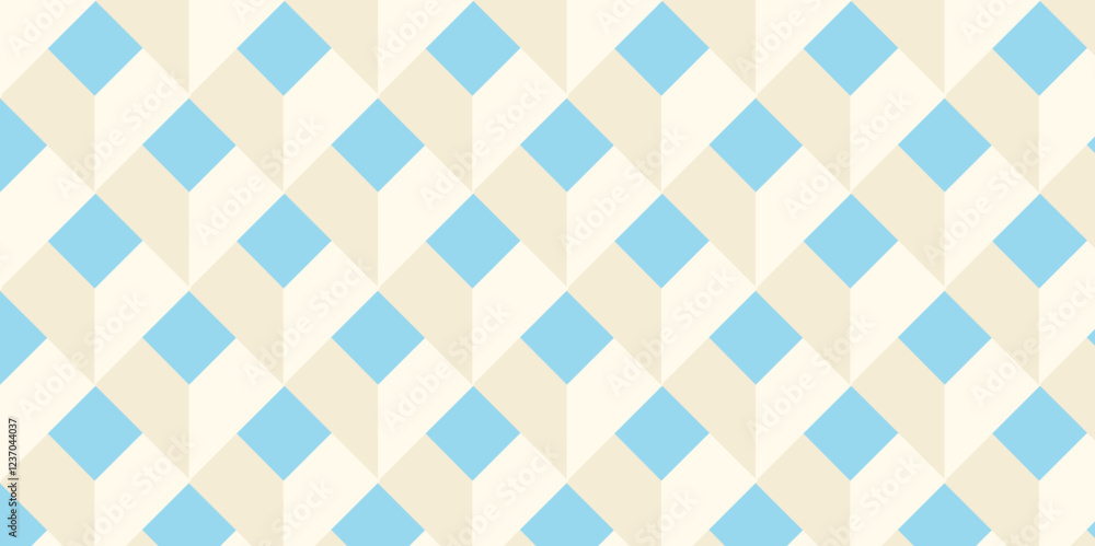 Colorful isometric creative diamond box block wall grid rectangle cubic tiles and mosaic polygon monochrome seamless texture background. Colorful isometric creative diamond box block wall grid rectangle cubic tiles and mosaic polygon monochrome seamless texture background.