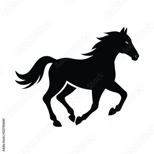 a hors illustration vector art 