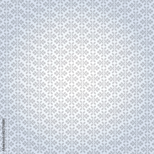 Wallpaper Mural Abstract floral pattern, seamless geometric pattern white background Torontodigital.ca