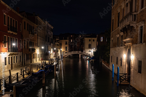 Canal and bridge in venice