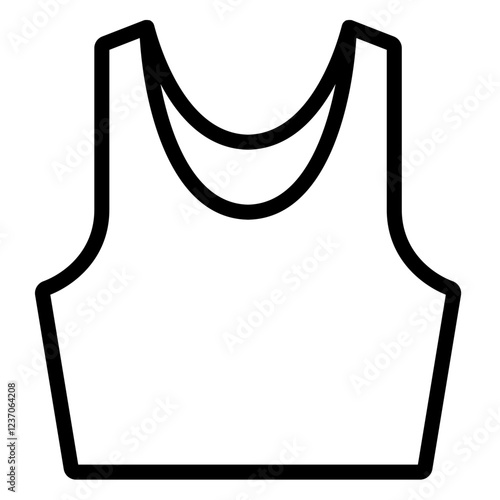 Sleeveless cropped top with round neckline, summer versatility and comfort, layering or wearing alone. casual outfits, workout wear, layering, stylish summer looks. fitness, casual looks, and layerin
