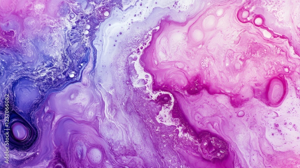 Fototapeta premium Vibrant Abstract Swirls in Shades of Purple and Pink for Creative Designs